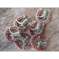 thumbnail image 2 of Set Of 16 Western Screw Back Concho Red Horseshoe Boots Crystals Hilason, 2 of 4