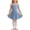 Blue, variant on Girls Ballets Slip Dress Dance Dresses Tulles Comfy Flowy Sleeveless Pull-On Solid Color Leotards for Kids