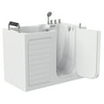 thumbnail image 4 of 54 in.Right Drain Walk-in Soaking Bath Tub with Outward Opening Door in White, 4 of 15