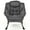 Gray, variant on Canddidliike Modern Polyester Fabric Lazy Chair with Steel Frame and Side Pocket-Navy, Padded Seat, Wingback Chair for Bedroom Desk