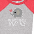 thumbnail image 4 of Inktastic My Great Uncle Loves Me Boys or Girls Baby Bodysuit, 4 of 5