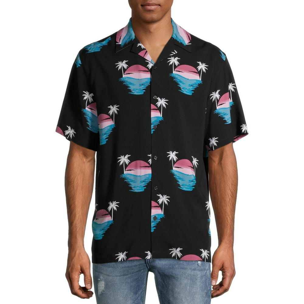 No Boundaries No Boundaries Men's and Big Men's Short Sleeve Printed