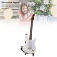 thumbnail image 4 of Modelo De Guitarra Eléctrica, Figura De Guitarra, Exquisita Artesanía, Color Con Soporte Y Caja De Almacenamiento Para Sala De Estar, Dormitorio, Sala De Estudio, 4 of 7