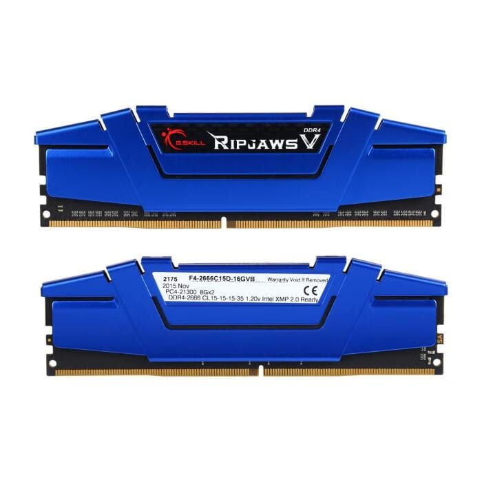 RAM G.SKILL Ripjaws V Blue DDR4 3600 MHz 16 GB 2x8 GB (F4-3600C18D