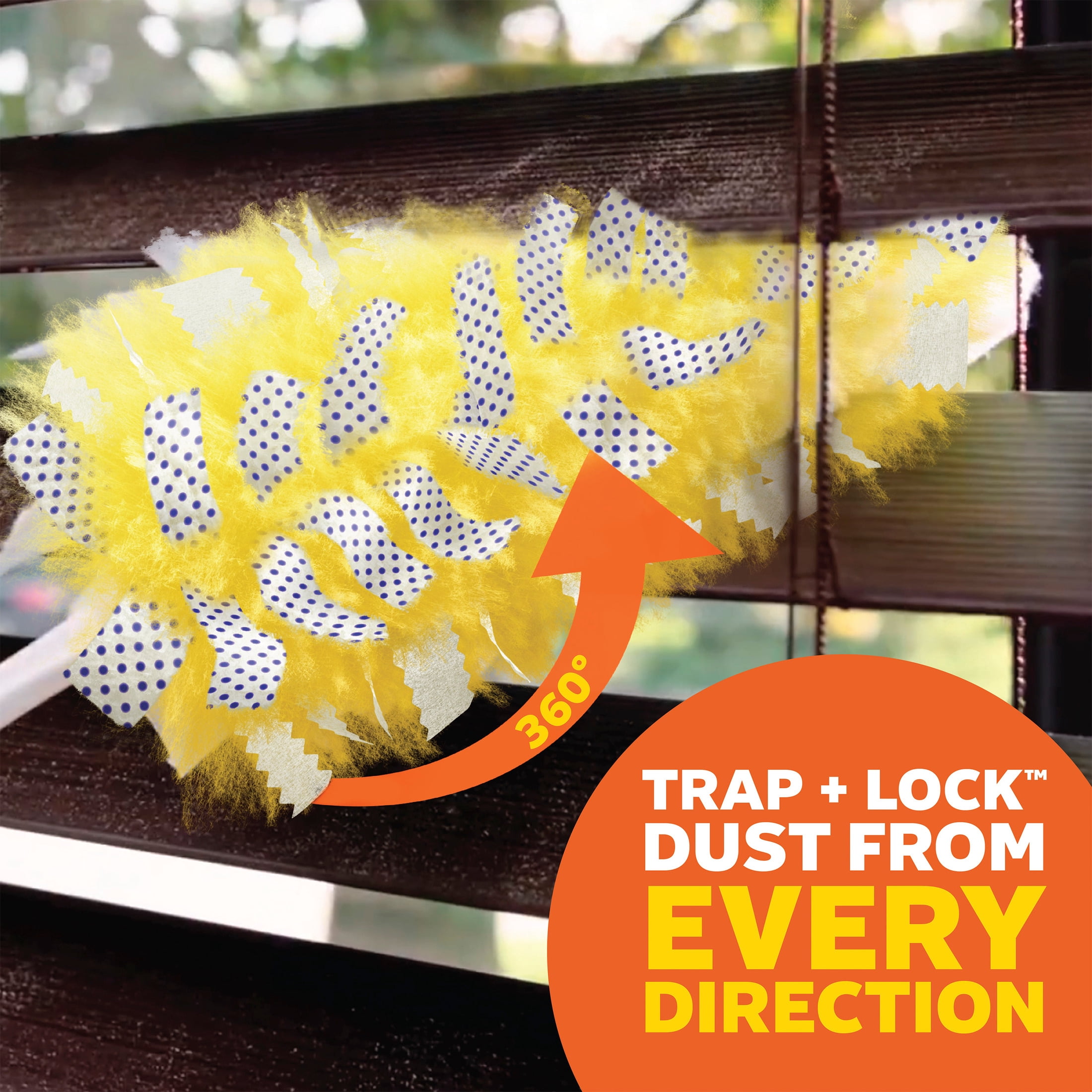 (4 pack) Swiffer Dusters Heavy Duty Duster Refills, Lavender, 6 Count
