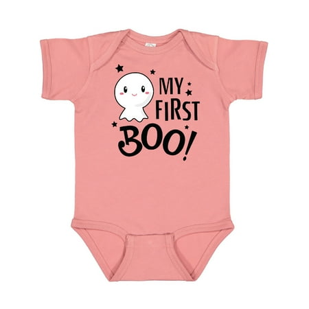 

Inktastic My 1st Boo with Cute Ghost Gift Baby Boy or Baby Girl Bodysuit