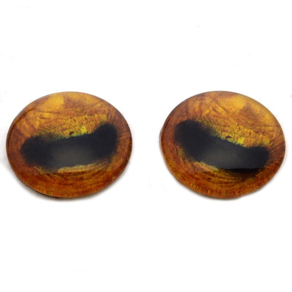 Golden Yellow Horse Glass Eye Realistic Animal