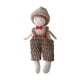 thumbnail image 2 of Christmas Day Girl Pendant High End Corduroy Round Hat Girl Pendant Christmas Decoration, 2 of 6