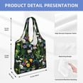 thumbnail image 3 of Vsdgher Chamomile Print canvas Tote Bag, Lightweight Cloth Bags, Suitable for shopping, groceries, travel, 3 of 4