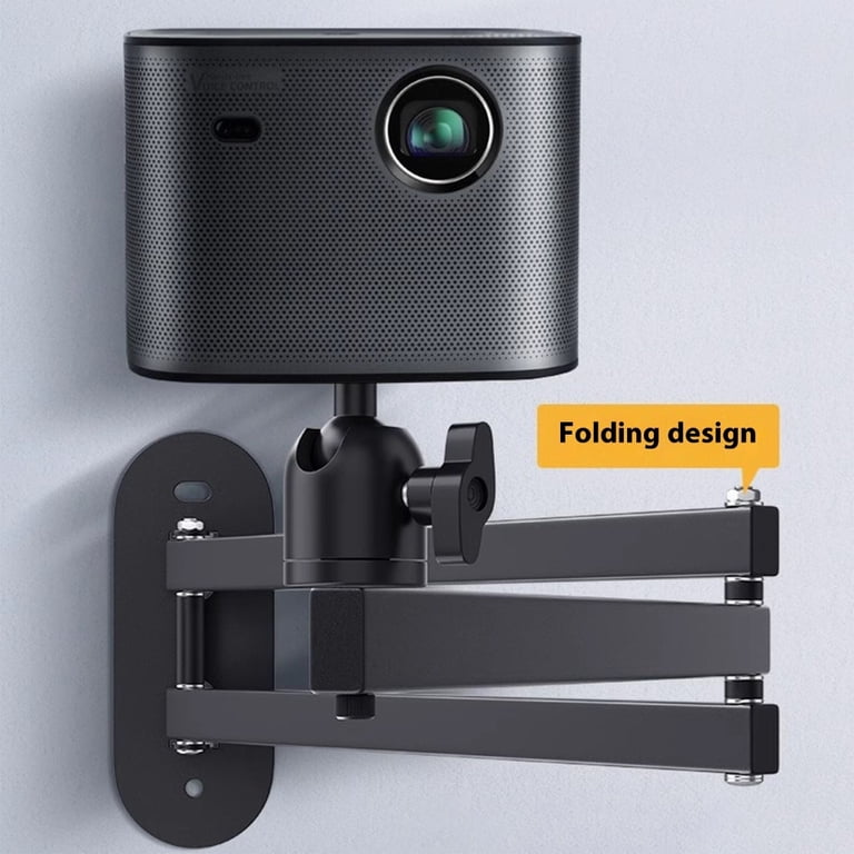 1/4" Projector Mount, 360 Degree Panoramic Rotation, Metal Construction