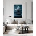 thumbnail image 2 of Zen Canvas Wall Art Spa Stones Picture Wall Decor Framed Meditation & Calm Painting Minimalist Prints Spiritual Room Living Room Bathroom Ready to Hang, 2 of 6