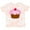 Tie Dye Pink, variant on Inktastic Cupcake Girls Toddler T-Shirt
