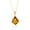 Marquise, variant on Beaux Bijoux 14K Gold Plated Sterling Silver Natural Amber Necklace - Natural Gemstone Jewelry - Genuine Amber Necklace for Women - Amber Sun Pendant Necklace