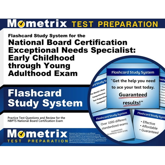 Flashcard Study System for the National Board Certification Exceptional Needs Specialist: Early Childhood through Young Adulthood Exam