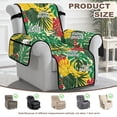thumbnail image 5 of TSOVTHRID Tropical Monstera Leaf Print Recliner Slipcover with Pocket-Soft Soft Slip Reclining Chair Slipcovers Non-Slip Furniture Protector for Recliner Fitted Sofa Couch Cover for Pets, 5 of 7