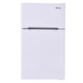 thumbnail image 2 of 3.2 cu ft. Compact Stainless Steel Refrigerator - White, 2 of 4