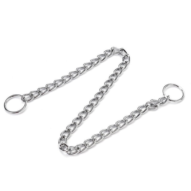 dog necklace chain dog necklace collar dog metal necklace collar iron pet necklace Dog Necklace Chain Iron Seamless Welding Bite Resistant Pet Metal Necklace Collar for Pet Dog Cat ANGGREK Otros