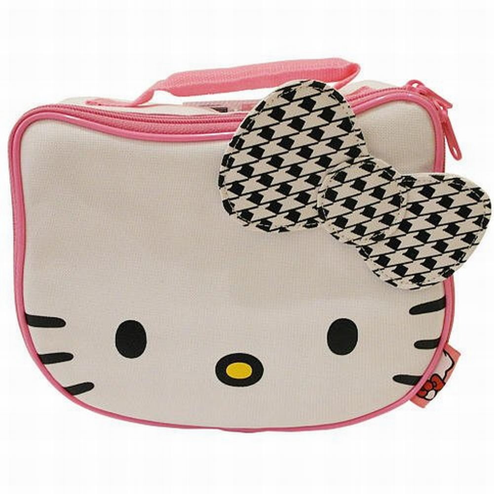 Hello Kitty Big Bow Soft Lunch Box Insulated Bag White Cat ...