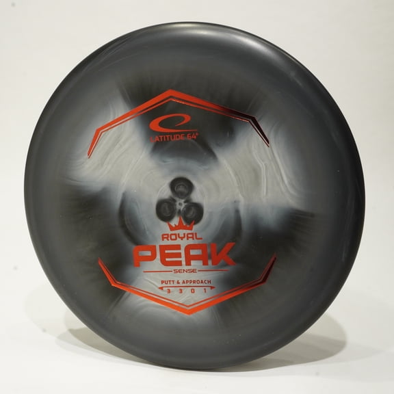Latitude 64 Royal Sense Peak Disc Golf Putter & Approach Disc, Pick Your Disc Black 173-174 grams