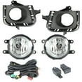 thumbnail image 2 of LABLT Front Bumper Fog Light Lamps W/Bezel + Switch Clear Lens for 12-14 Toyota Prius C, 2 of 7