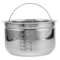 thumbnail image 2 of 1 juego de cesta vaporera para arroz, olla interior de acero inoxidable para olla eléctrica, olla de repuesto antiadherente para olla arrocera con un diseño práctico, 2 of 7