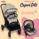 thumbnail image 2 of Capri DLX travel system mango ajustable +portabebé autoasiento gris, 2 of 9