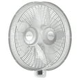 thumbnail image 5 of Air King 18" 3-Speed Oscillating Remote Controlled Wall Mount Fan, White, 9850, New, 5 of 7