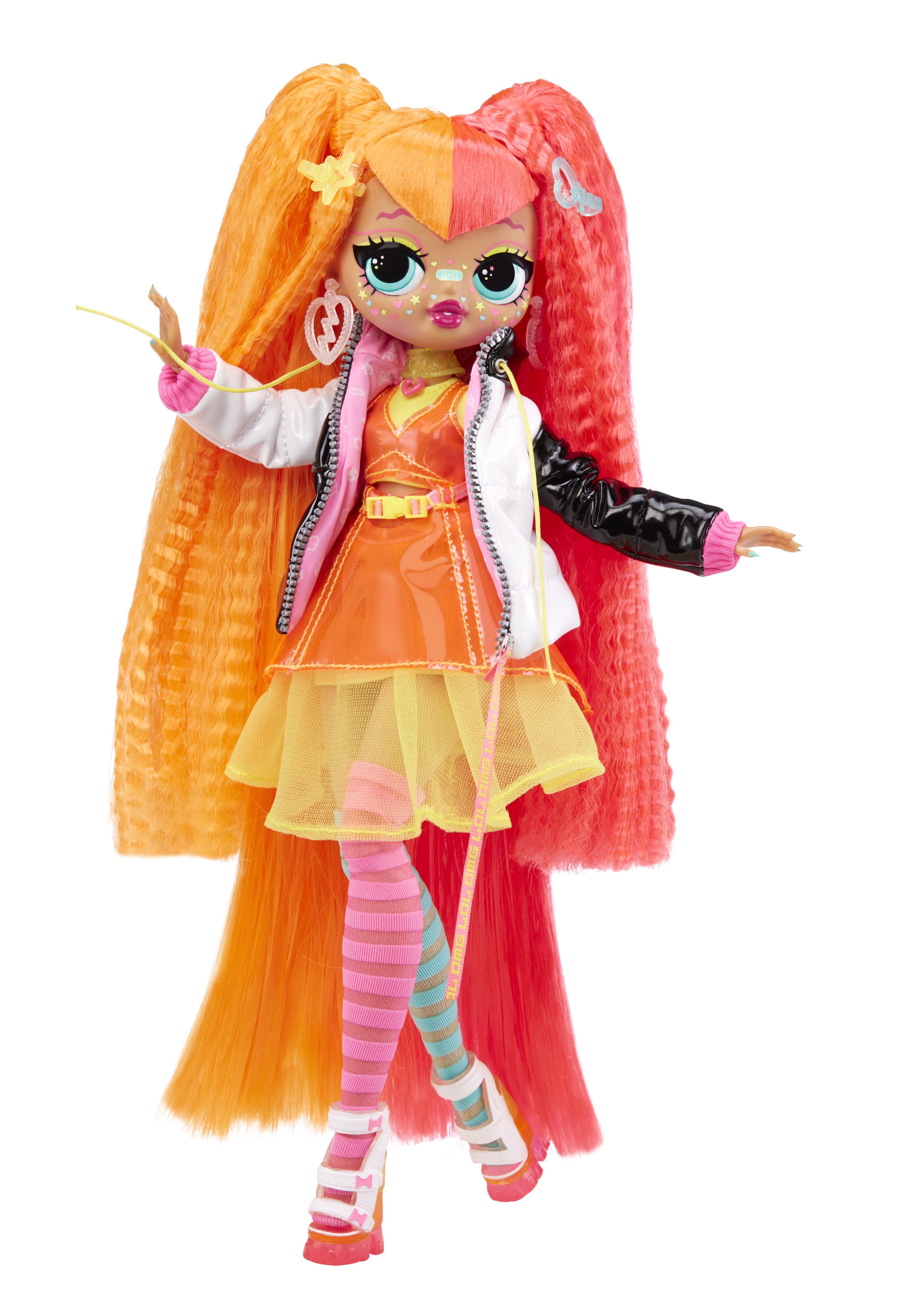 LOL Surprise OMG Fierce Neonlicious fashion doll with 15 Surprises Including Outfits and Accessories for Fashion Toy, Girls Ages 3 and up, 11.5-inch doll, Collector