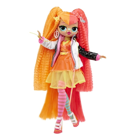 LOL Surprise OMG Fierce Neonlicious fashion doll with 15 Surprises Including Outfits and Accessories for Fashion Toy, Girls Ages 3 and up, 11.5-inch doll, Collector