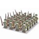 thumbnail image 2 of 24 military figures military blocks, soldiers tile toys US Army, 2 of 4