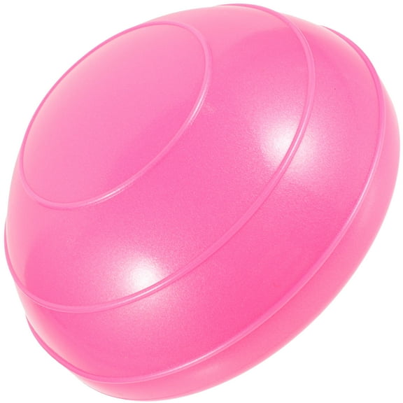 Beaupretty Half Balance Ball Trainer Rosy PVC Fitness Equipment Balance Training 1Pack