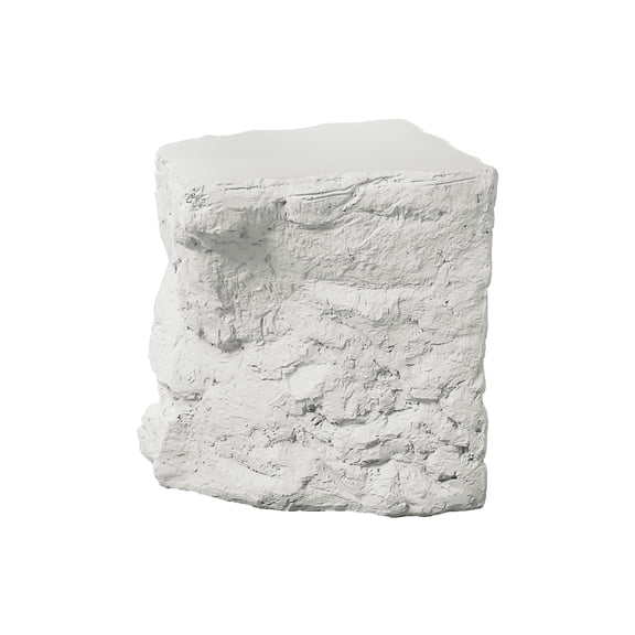 Accent Table - 25"H - Indoor Or Outdoor - Nightstand - Living Room - White