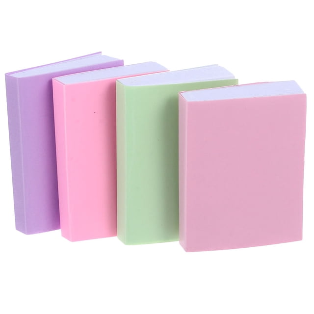 4 Uds. Libros en miniatura en blanco para casa de muñecas decoraciones de escenas en miniatura libros en miniatura en blanco para decoración de casa de muñecas pequeños libros en blanco