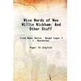 thumbnail image 1 of Paroles Sages de Wee Willie Wickham et Autres Choses [Couverture Rigide], 1 of 1