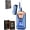 Blue, variant on Voice Activated Gravity Sensing Controlled Dual Flame Lighter USB Rechargeable Windproof Refillable Visible Window Smart Plasma Arc Soft Jet Blaze Flame Torch Butane Lighters (Black)