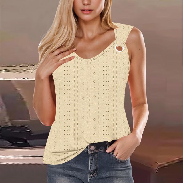 LOVZFMLL Débardeurs pour Femmes Mode Imprimé Manches Courtes Blouse Col Rond Décontracté
