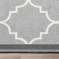 thumbnail image 6 of Well Woven Kings Court Brooklyn Trellis Modern Moroccan Gray 2'7" x 9'10" Runner Rug, 6 of 6