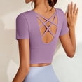 thumbnail image 5 of Women's Cropped Sports Bra Tank Top - Supportive Activewear for Yoga & Casual Wear, 5 of 6