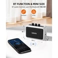 thumbnail image 4 of Amplificador de Guitarra Recargable Bluetooth LEKATO AG-04 5W, 4 of 8