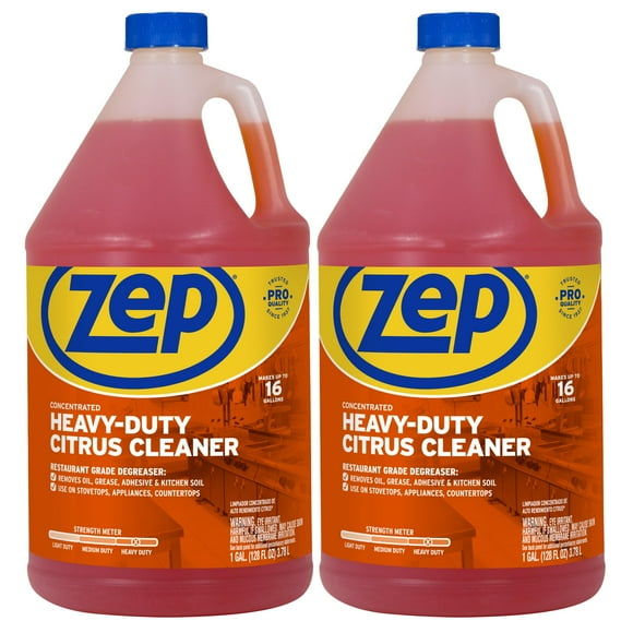 Zep Heavy-Duty Citrus Cleaner Degreaser 128 Ounce ZUCIT128CA (Case of 2)