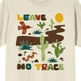 thumbnail image 2 of Adventure Society Leave No Trace Men's Natural T-Shirt-Small, 2 of 4