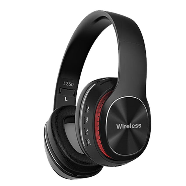L350 Auricures Inalámbricos Bluetooth 5.0 sobre Ranura - Bck Negro