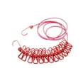 thumbnail image 4 of Yesbay Windproof Outdoor Clothesline Hanger Travel Laundry Drying Rope with 12 Clips,White, 4 of 7
