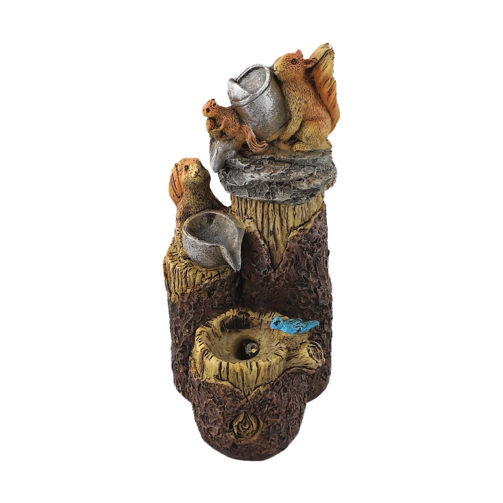 Charming Solar-Powered Squirrel Garden Sculpture - Perfect Outdoor Decor!