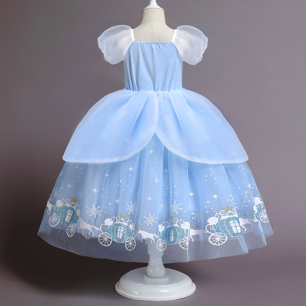 Ibtom Castle Cinderella Princess Costume Dress with Accessories, 4-5T photo 7