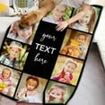 thumbnail image 6 of Personalized Blankets and Throws Photo Blanket Customized Using My Own Photos Customized Blanket Collage Blanket Customized, 6 of 6