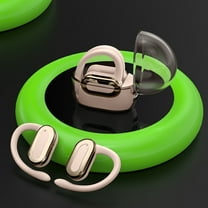 Wireless Headphones Bluetooth High-capacity Transparent Case Bluetooth Earbuds Wireless Sports Earphones With Extended Battery Life And Secure Fitness on Clearance