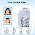 thumbnail image 2 of AOV GREEN LEAF Womens Wide Toe Box Walking Shoes Arch Support Plantar Fasciitis Running Tennis Sneakers Us 6-11, 2 of 7