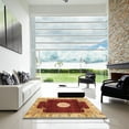 thumbnail image 7 of Ahgly Company Machine Washable Indoor Rectangle Abstract Orange Area Rugs, 5' x 8', 7 of 7