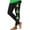 Black, variant on Buigttklop Pants for Women 2024 Womens Saint Patrick Printing Stretch Leggings Fitness Running Gym Sports Full Length Active Pants